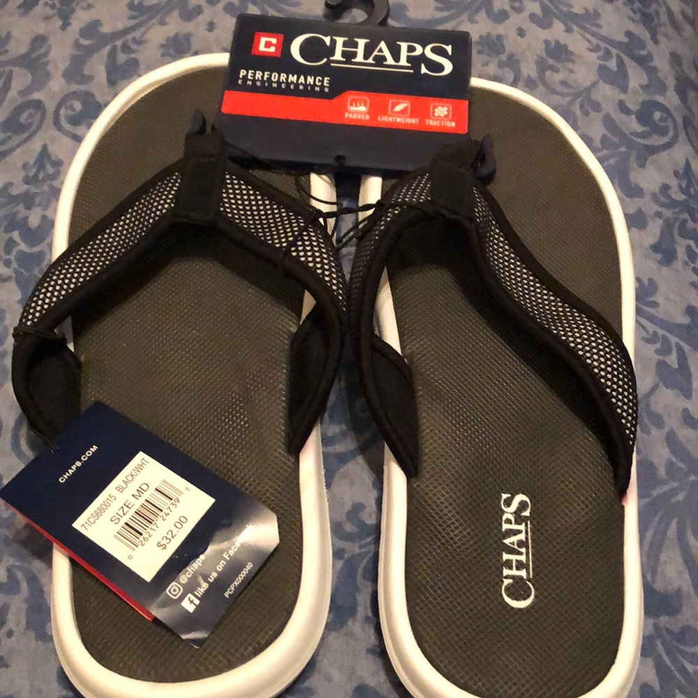 Men’s Chaps Flip-Flops - Picture 1 of 2